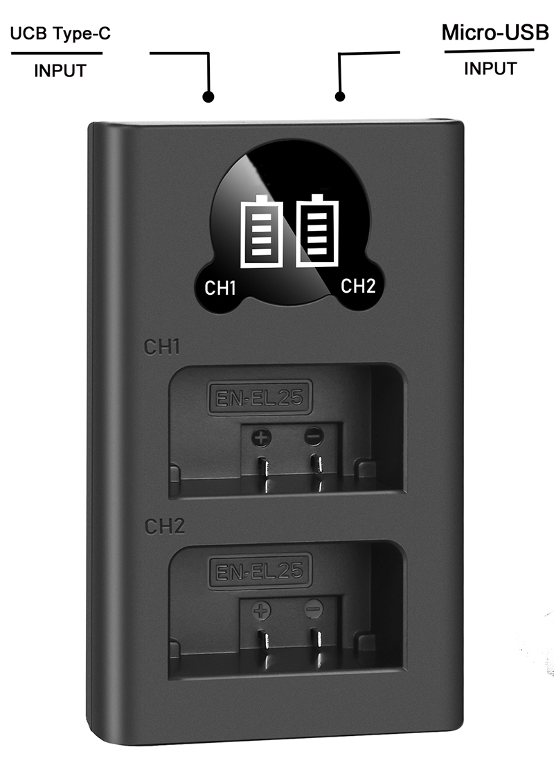 Battery Charger Replacement for NIKON MH-32 