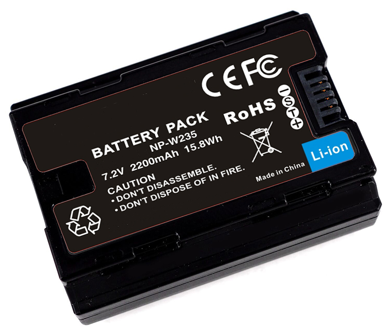 Camera Battery Replacement for FUJIFILM NP-W235 