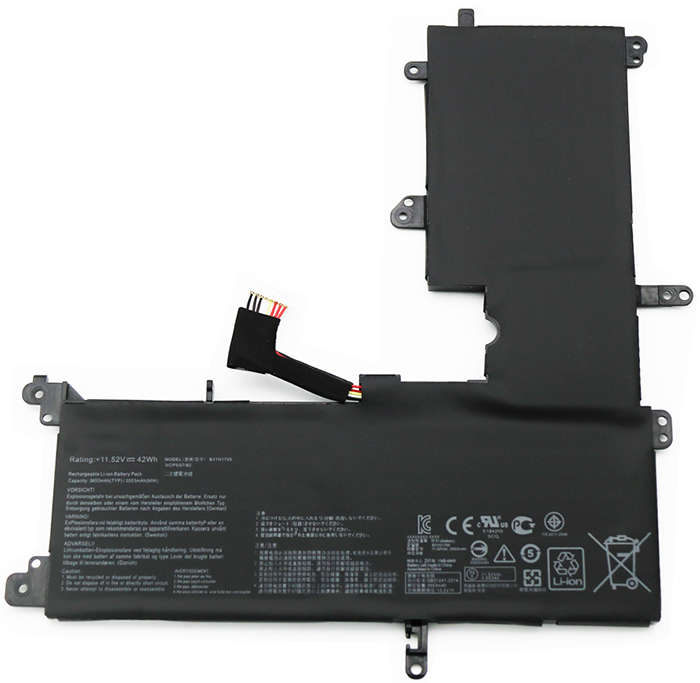 Laptop Battery Replacement for ASUS B31N1705 