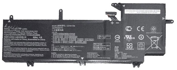 Laptop Battery Replacement for ASUS UX561UD 