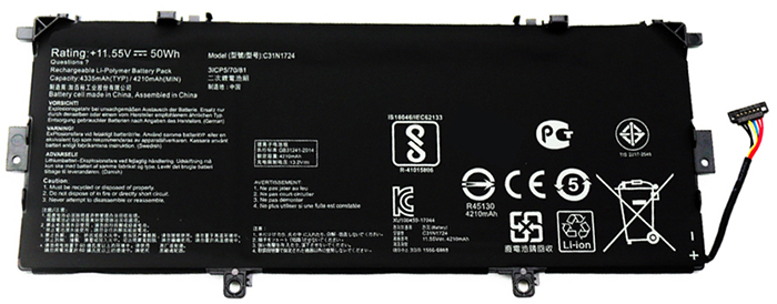 Laptop Battery Replacement for ASUS C31N1724 
