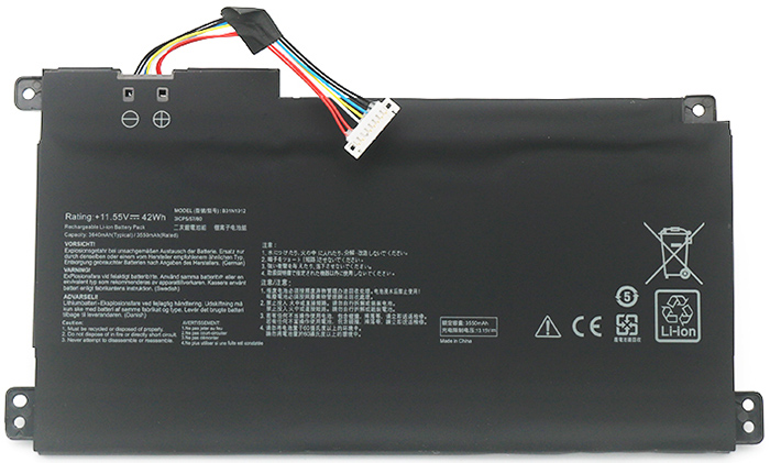 Laptop Battery Replacement for ASUS B31N1912 