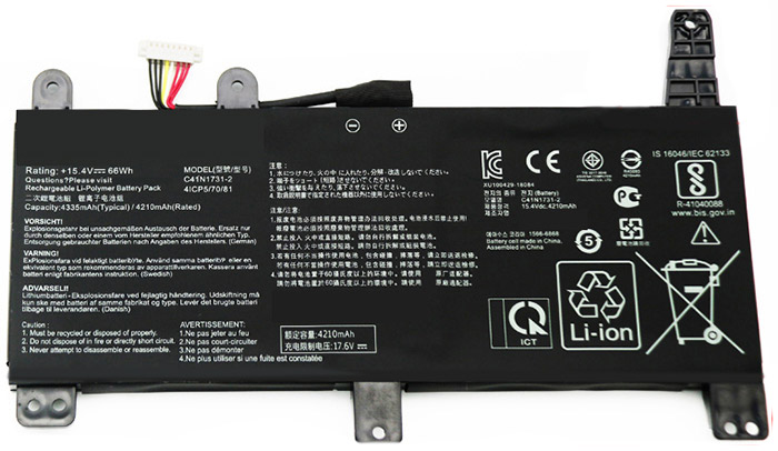 Laptop Battery Replacement for ASUS ROG-Strix-G512L 
