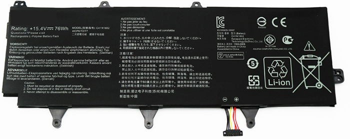 Laptop Battery Replacement for ASUS C41N1802 