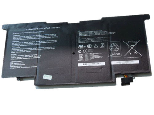 Laptop Battery Replacement for ASUS C22-UX31 