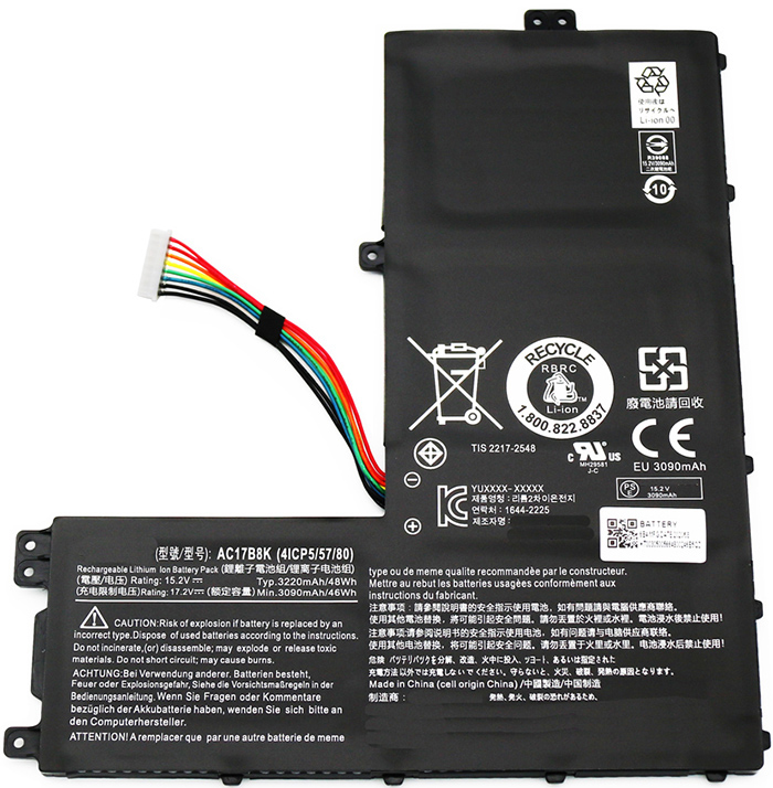 Laptop Battery Replacement for ACER AC17B8K 