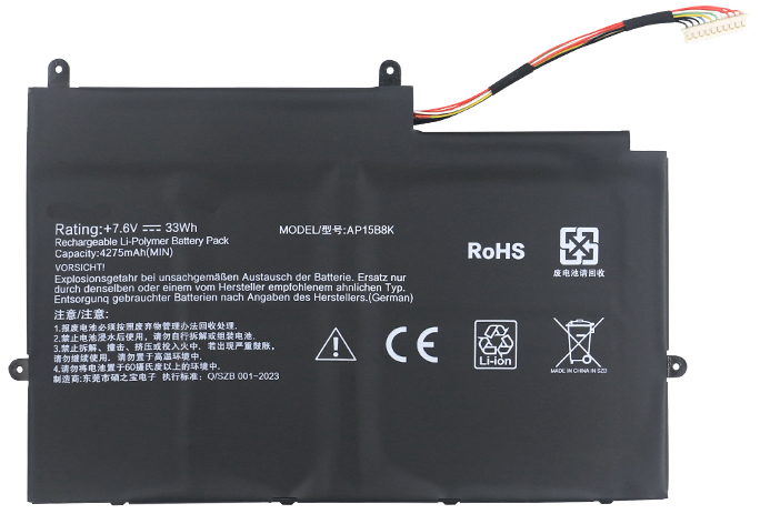 Laptop Battery Replacement for ACER AP15B8K 