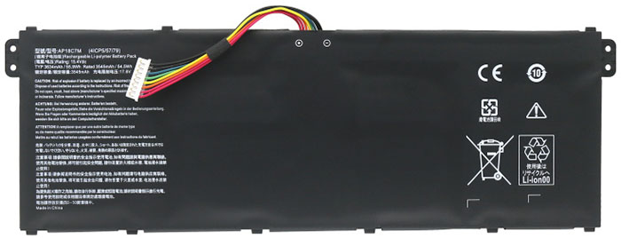 Laptop Battery Replacement for ACER AP18C7M 