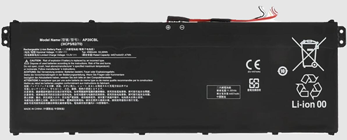 Laptop Battery Replacement for ACER AP20CBL 