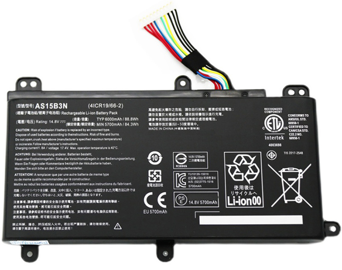 Laptop Battery Replacement for ACER AS15B3N 