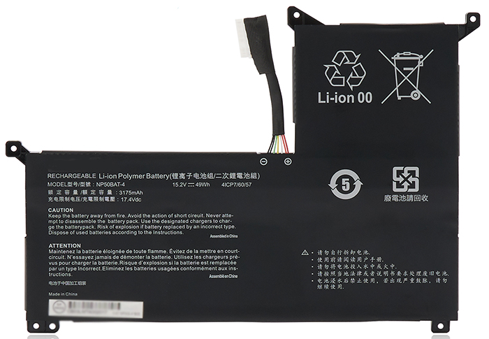 Laptop Battery Replacement for SCHENKER XMG-Focus-16 