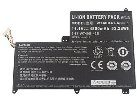 Laptop Battery Replacement for CLEVO S413 