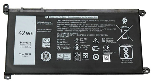 Laptop Battery Replacement for DELL Chromebook-11-3189 