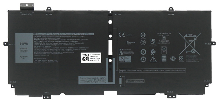 Laptop Battery Replacement for Dell 52TWH 