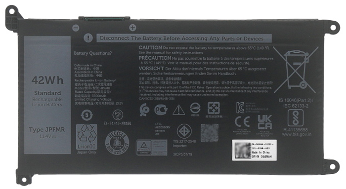 Laptop Battery Replacement for Dell P29T 