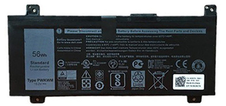 Laptop Battery Replacement for Dell PWKWM 