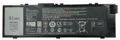 Laptop Battery Replacement for Dell Precision-7710 