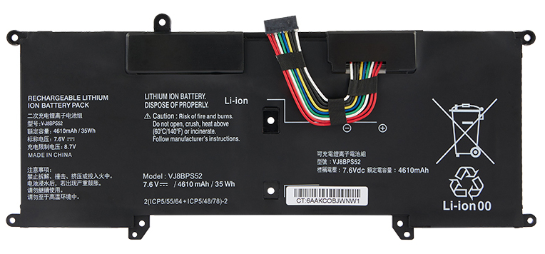 Laptop Battery Replacement for FUJITSU VAIO-S13-VJS132C11T 