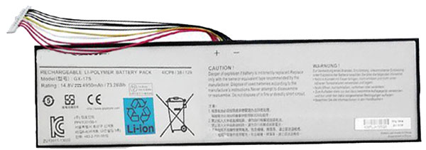 Laptop Battery Replacement for GIGABYTE GX-17S 