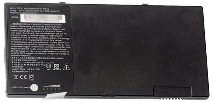 Laptop Battery Replacement for GETAC BP3S1P2160-S 