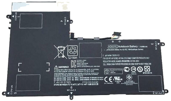 Laptop Battery Replacement for HP AO02XL 