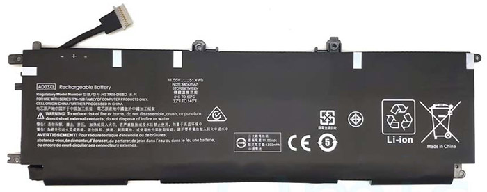 Laptop Battery Replacement for HP AD03XL 