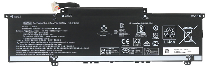 Laptop Battery Replacement for HP  TPN-C145 
