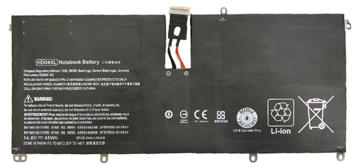 Laptop Battery Replacement for HP  HD04XL 