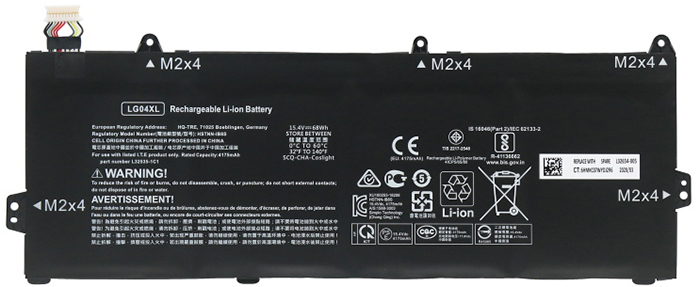Laptop Battery Replacement for HP  LG04XL 