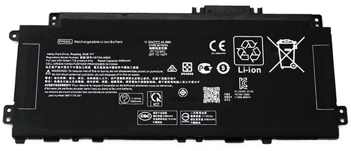 Laptop Battery Replacement for HP  PV03043 