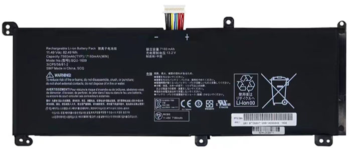 Laptop Battery Replacement for THUNDEROBOT SQU-1713 
