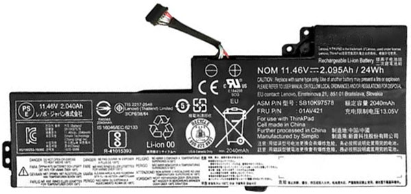 Laptop Battery Replacement for LENOVO 01AV421 