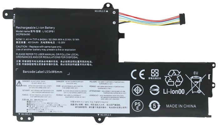 Laptop Battery Replacement for LENOVO L15M3PB0 