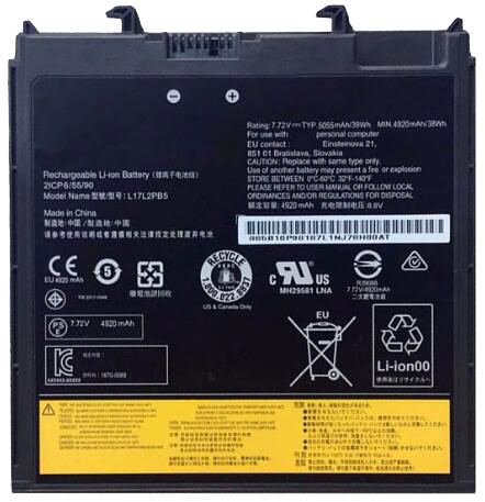 Laptop Battery Replacement for LENOVO L17L2PB5 