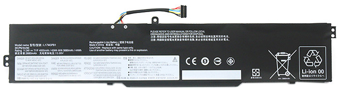 Laptop Battery Replacement for LENOVO L17C3PB0 