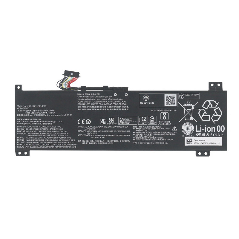 Laptop Battery Replacement for Lenovo 5B11B48827 