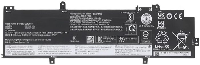 Laptop Battery Replacement for LENOVO L21D4P71 