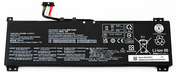 Laptop Battery Replacement for LENOVO L21D4PC0 
