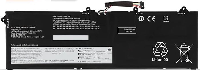 Laptop Battery Replacement for LENOVO L21M4PD8 