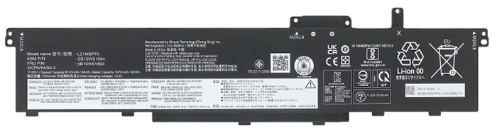 Laptop Battery Replacement for LENOVO L21D6P70 