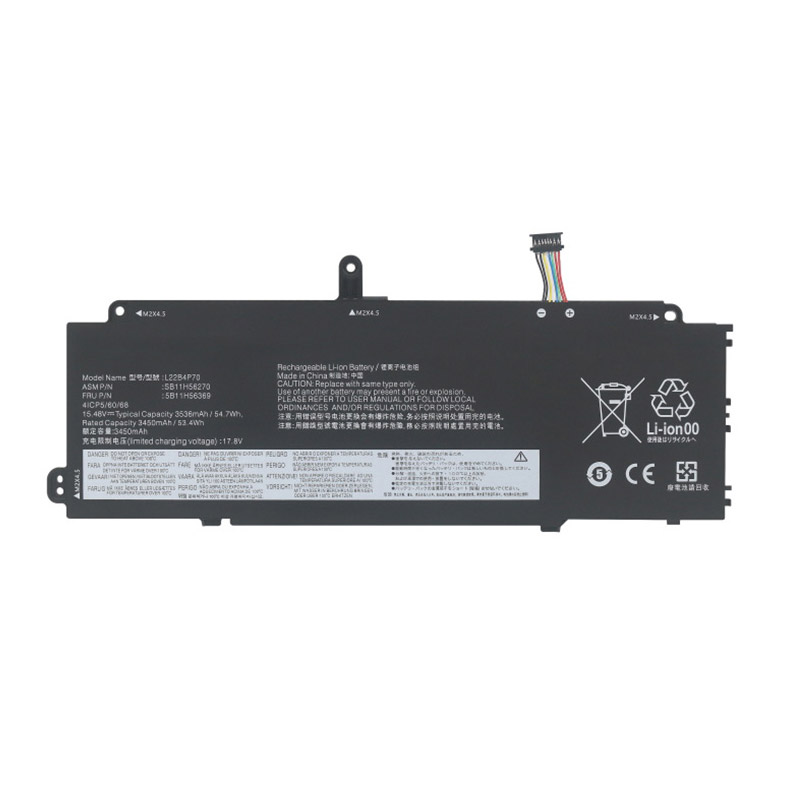 Laptop Battery Replacement for LENOVO L22C4P70 