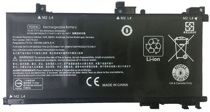 Laptop Battery Replacement for HP TE04XL 