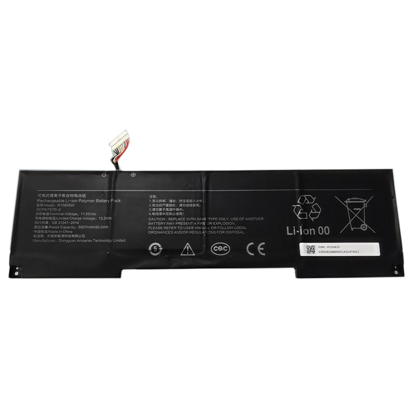 Laptop Battery Replacement for XIAOMI Pro-X-15-2021 