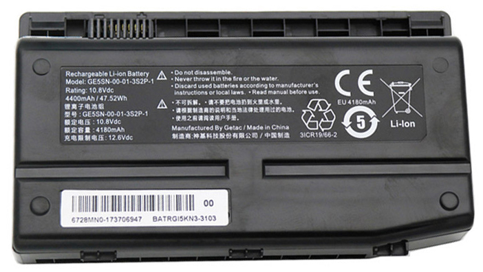 Laptop Battery Replacement for MECHREVO X6Ti 