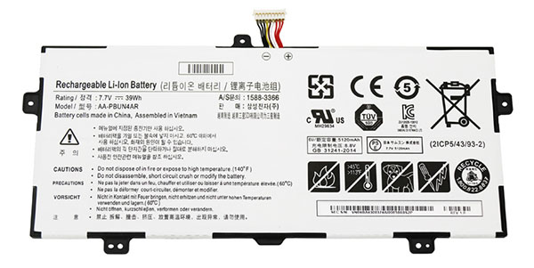 Laptop Battery Replacement for SAMSUNG NP940X3L 