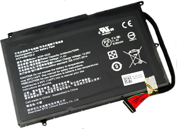 Laptop Battery Replacement for RAZER RZ09-03148W02-R3W1 