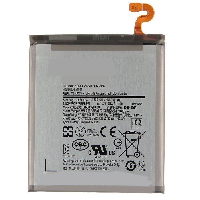 Mobile Phone Battery Replacement for SAMSUNG EB-BA920ABU 