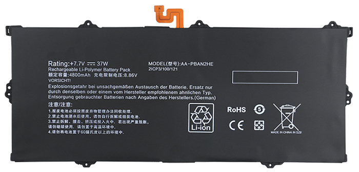Laptop Battery Replacement for SAMSUNG AA-PBAN2HE 