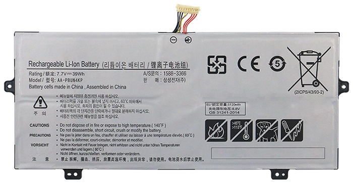 Laptop Battery Replacement for SAMSUNG NP940X3L-K02 