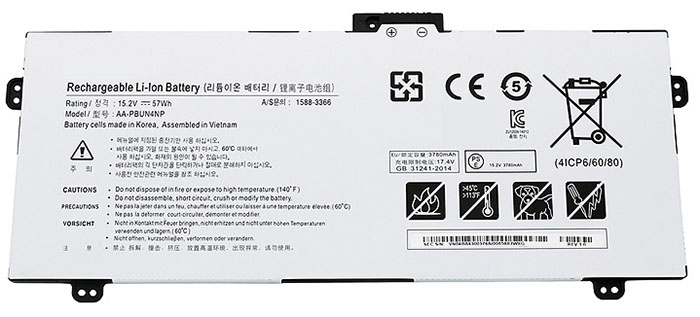 Laptop Battery Replacement for SAMSUNG AA-PBUN4NP 